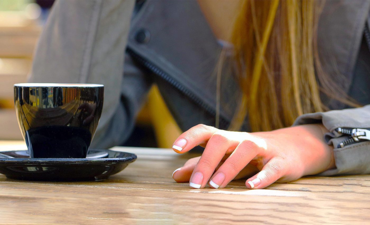 Finger tapping to music