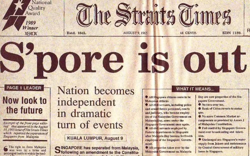 Singapore independent 9 august